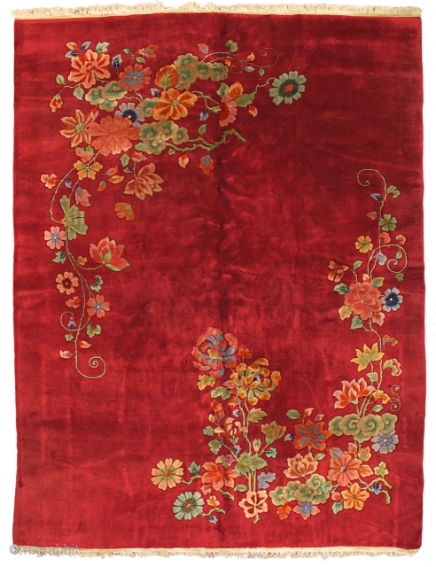 9'x12' Art Deco Chinese, c-1930
Excellent condition
                           