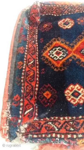 Anatolian kurdish Adiyaman pisinik yastik rug 105×51cm                          