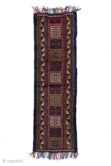 Uzbek Djulchir Runner

3.3 x 10.3
1.0 x 3.13

This excellent condition totally nomadic high pile Uzbekistan runner in grass green, burnt apricot, old ivory, brick red and dark blue is composed of three long,  ...