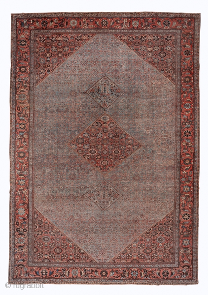 Mahal Carpet

13.0 x 18.9
3.96 x 5.76

A soft red tangerine flower border frames the putty toned field with its small Herati design and the corners and medallion with a medium scale rosette pattern  ...