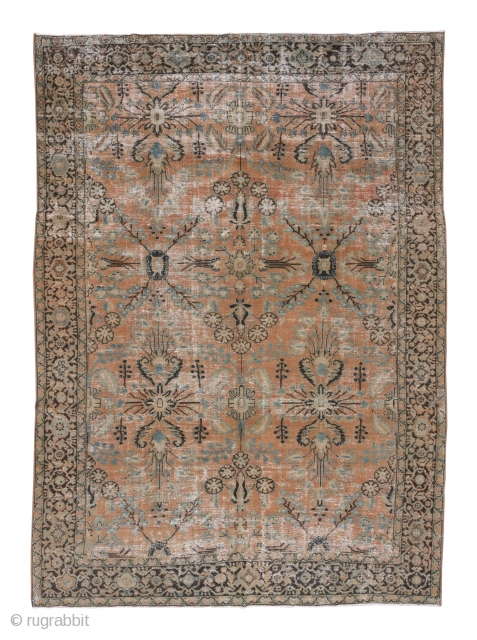 Mahal Carpet

8.7 x 12.0
2.65 x 3.65

This predominantly light coloured west Persian village carpet has a burnt pale apricot field with a spacious, large pattern design of rosettes, floral sprays and small   ...