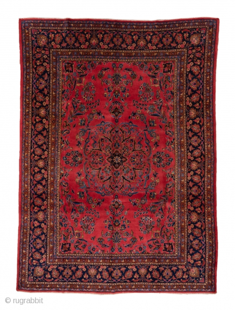 Kashan Carpet

8.8 x 12.0
2.68 x 3.65
 
This very  good condition central Persian city carpet shows a very slightly abrashed ruby red field with a tonally en suite medallion defined by dark  ...