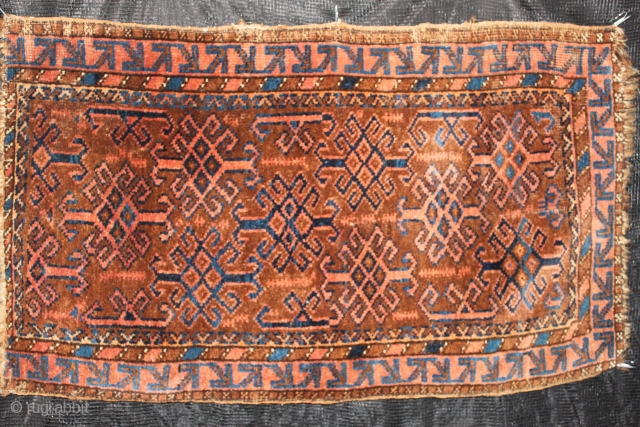  Baluch  Rug 19th Century  Natural colors Size 0.96cm x 0.58cm                    