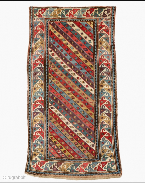 Middle of the 19th Century Caucasian Gendje Rug

Size : 107 x 196 cm
Please send me directly mail. emreaydin10@icloud.com               