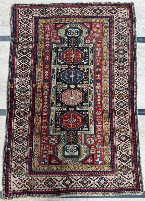 Circa 1870s Caucasian Shirvan Rug. Size 105 x 155 cm. Please send me direct mail.

emreaydin10@icloud.com

Instagram - @emreaydinrug                