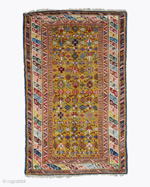 Yellow Ground Shirvan Rug Circa 1880

Size : 104 x 160 cm

please send me directly mail. emreaydin10@icloud.com                 