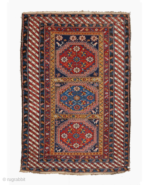 Late Of The 19th Century Caucasian Shirvan Rug

Size : 117 x 172 cm
Please send me directly mail. 

emreaydin10@icloud.com               