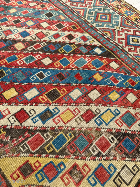 Late of the 19th century Gendje rug. Size 133 x 155 cm. Please send me direct mail.

emreaydin10@icloud.com

Instagram - @emreaydinrug              