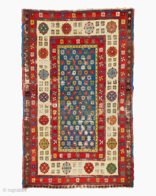 Late Of The 19th Century Caucasian Talish Rug

Size : 105 x 170 cm please send me directly mail. emreaydin10@icloud.com              