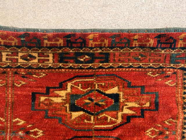 Mid 19th century Camel design Turkman Tekke Torba. Size 30 x 83 cm. Please send me direct mail.

emreaydin10@icloud.com

Instagram - @emreaydinrug             