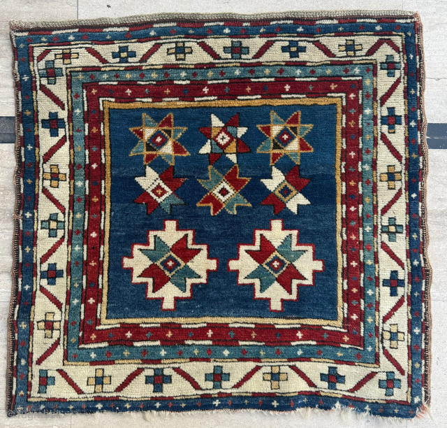 Circa 1870 Kazak Rug, size 70 x 75 cm. Please send me direct mail.
emreaydin10@icloud.com
Instagram - @emreaydinrug
