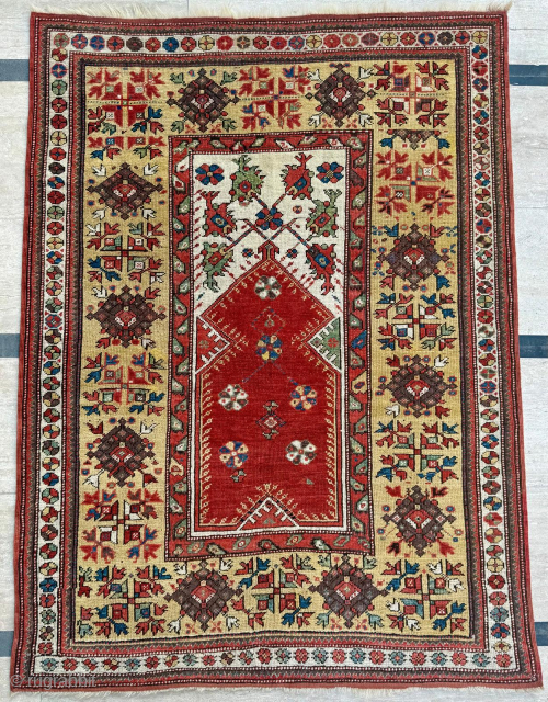Circa 1850 Melas Prayer Rug, great condition, size 125 x 170 cm. Please send me direct mail.

emreaydin10@icloud.com

Instagram - @emreaydinrug              
