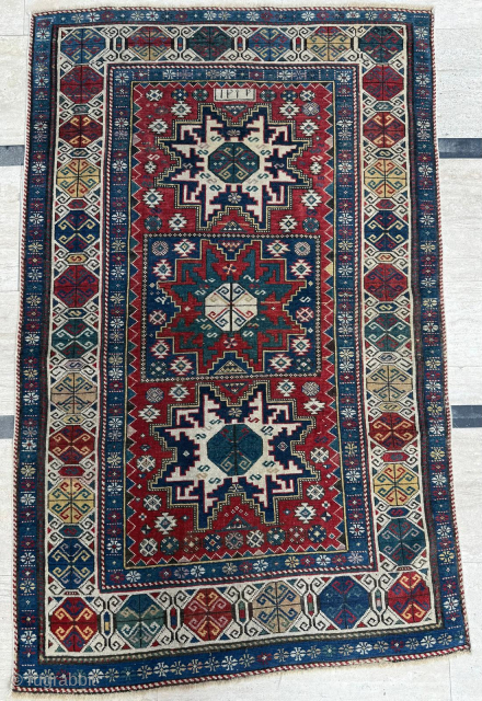 Shirvan Lezgi Rug. Dated 1292 - 1875. in good condition. Size 94 x 146 cm. 

Please send me direct mail.

emreaydin10@icloud.com

Instagram - @emreaydinrug           