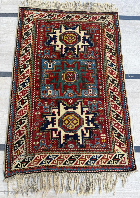 Circa 1870s Lezgi Shirvan rug. Size 98 x 142 cm. Please send me direct mail.
emreaydin10@icloud.com
Instagram - @emreaydinrug