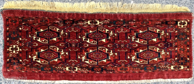 Turkmen Tekke Small Torba Circa 1850 size 32x82                         