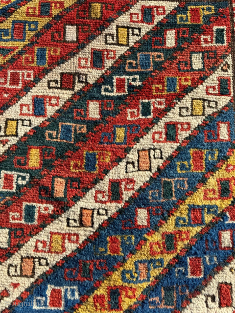 Circa 1870 Gendje Rug, size 108 x 180 cm. Please send me direct mail.
emreaydin10@icloud.com
Instagram - @emreaydinrug