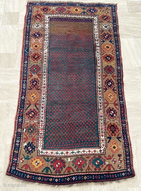 Caucasian Kazak Circa 1870 size 117x212 cm                          