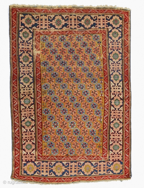 Middle of the 19th Century Caucasian Shirvan Rug. İn good condition. Size 125x155 cm. Please send me directly mail. emreaydin10@icloud.com             