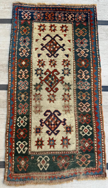 Mid 19th century Bordjalou Kazak Rug. Size 80 x 150 cm. Please send me direct mail.

emreaydin10@icloud.com

Instagram - @emreaydinrug               