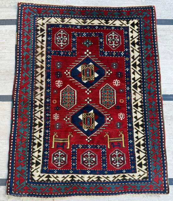 Antique Caucasian Fahrola Prayer Rug 
Circa 1870s. Size : 115 x 142 cm
Please send me direct mail.

emreaydin10@icloud.com

Instagram - @emreaydinrug              