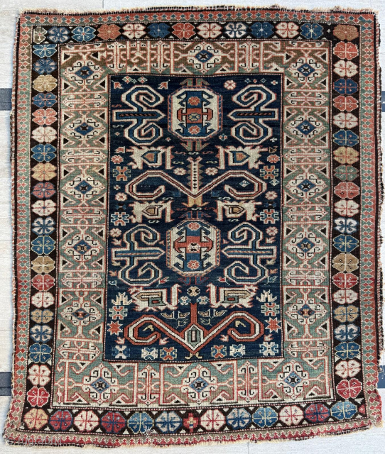 82 X 92 cm. Cute size Perepedil rug. Circa 1870s. Please send me direct mail.

emreaydin10@icloud.com

Instagram - @emreaydinrug

                