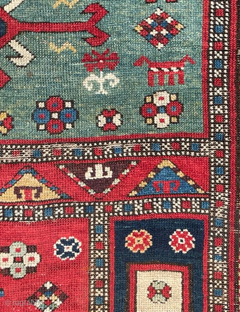 Caucasian Rug Circa 1860 size 126x266 cm                          