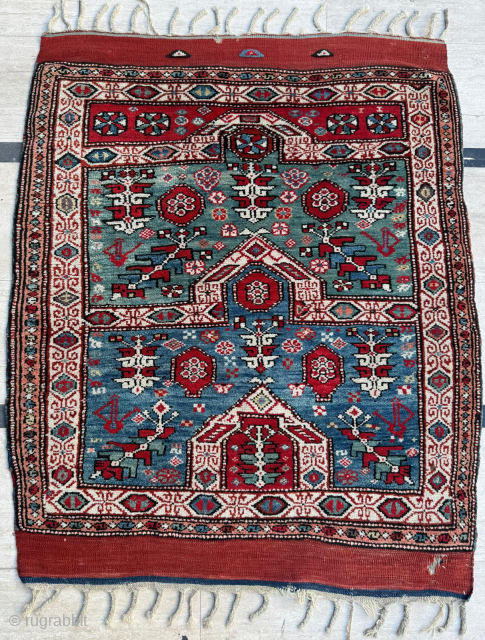 Circa 1870 Anatolian Kozak Rug. Good condition. Size 105 x 124 cm. Please send me direct mail.

emreaydin10@icloud.com

Instagram - @emreaydinrug              