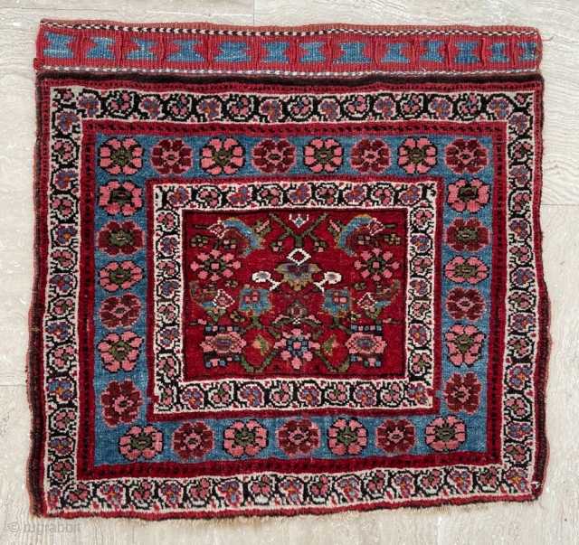 Late of the 19th Century Persian Bidjar Bagface size 52x56 cm. Please send me directly mail. emreaydin10@icloud.com                