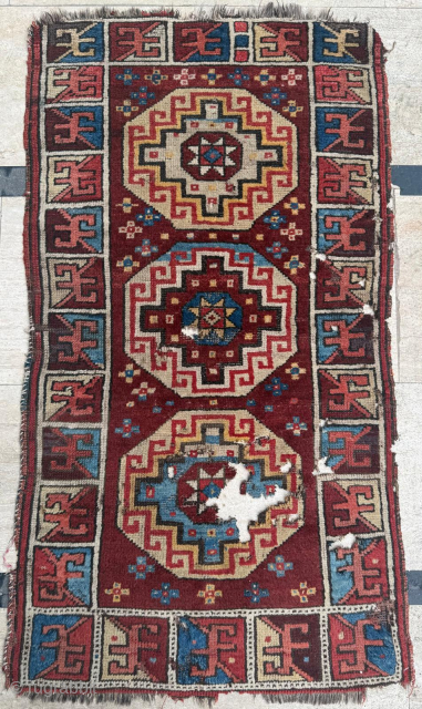 Mid 19th century Anatolian Konya Yastık. Size 57 x 102 cm. Please send me direct mail.

emreaydin10@icloud.com

Instagram - @emreaydinrug               