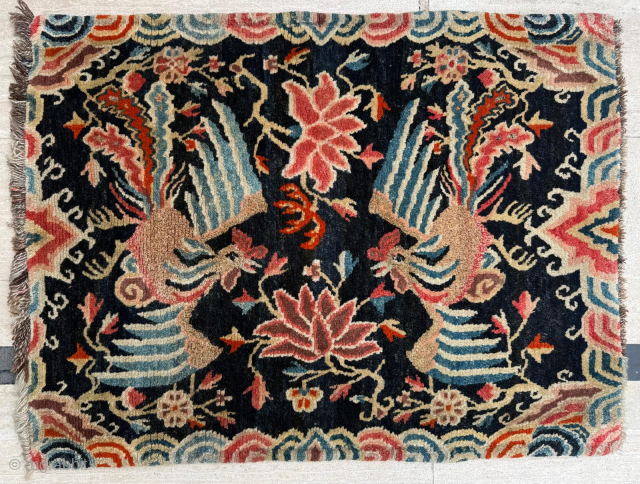 19th Century Tibetian Bag, Great condition. size 59 x 80 cm. Please send me directl mail.

emreaydin10@icloud.com

İnstagram - @emreaydinrug               