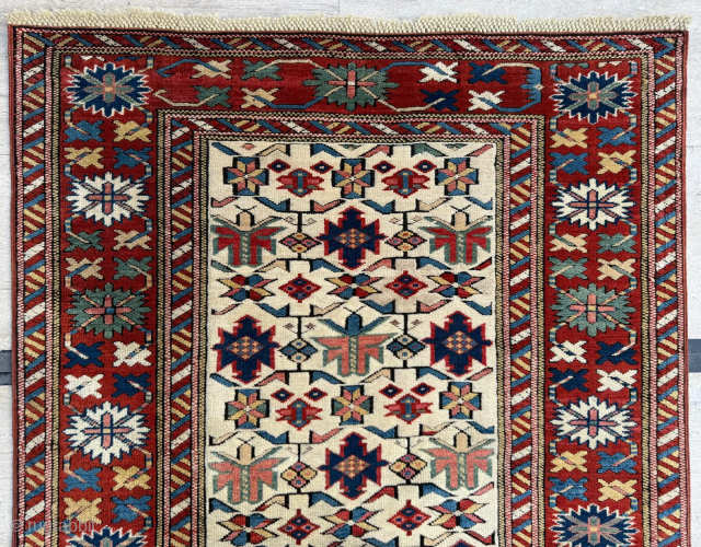 Circa 1870. White background kuba shirvan rug. Great condition. Dimensions: 96 x 250 cm. Please send me direct mail.

emreaydin10@icloud.com

Instagram - @emreaydinrug            