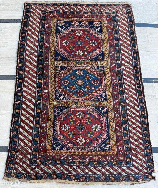 Mid 19th Century Shirvan Rug, size 117 x 172 cm. Please send me direct mail.

emreaydin10@icloud.com

Instagram - @emreaydinrug                