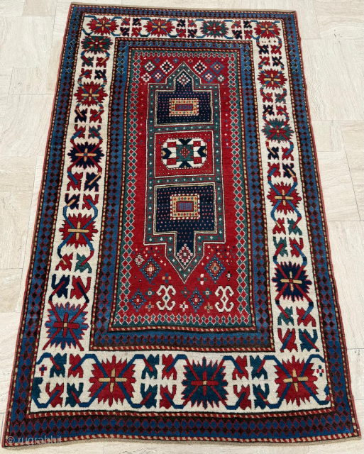 Circa 1860s Kazak Rug, great condition, high wool, size 140 x 242 cm. Please send me direct mail.

emreaydin10@icloud.com

Instagram - @emreaydinrug             