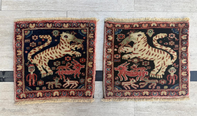 Circa 1890 Couple Bidjar Bags, great condition, size 38 x 38 cm ( Same size ) Please send me direct mail.

emreaydin10@icloud.com

Instagram - @emreaydinrug          