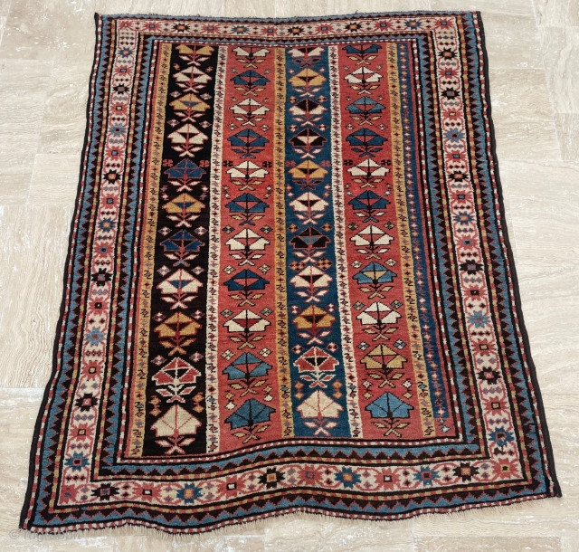 Unusual Caucasian Kazak Circa 1870 size 145x180 cm. Please send me directly mail. emreaydin10@icloud.com                   