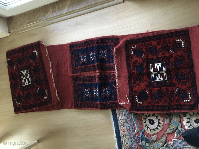 Yagcbedir Bergama sadlebag with naturell Colors in perfekt Condition                        