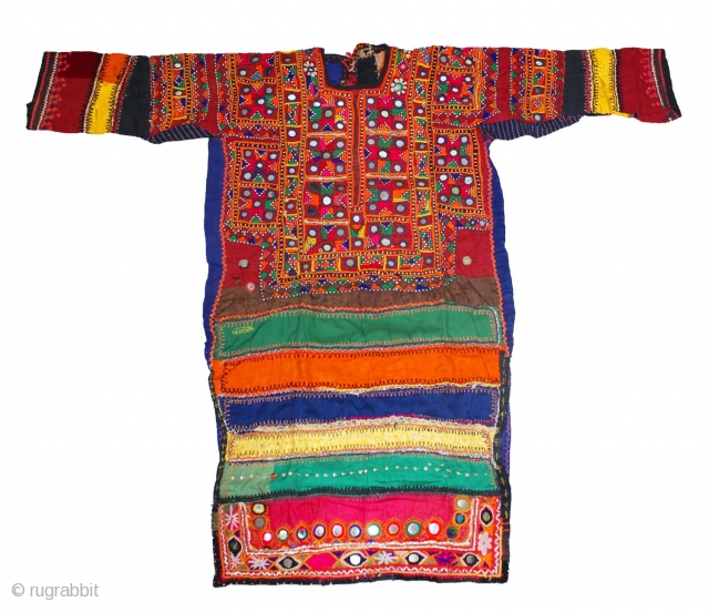 free shping worldwide..... thank you for visiting here....... banjara very old vintage hand hard embroidered multi color dress for women - Ethnicbanjaramart These are vintage items and not new. So, please do  ...