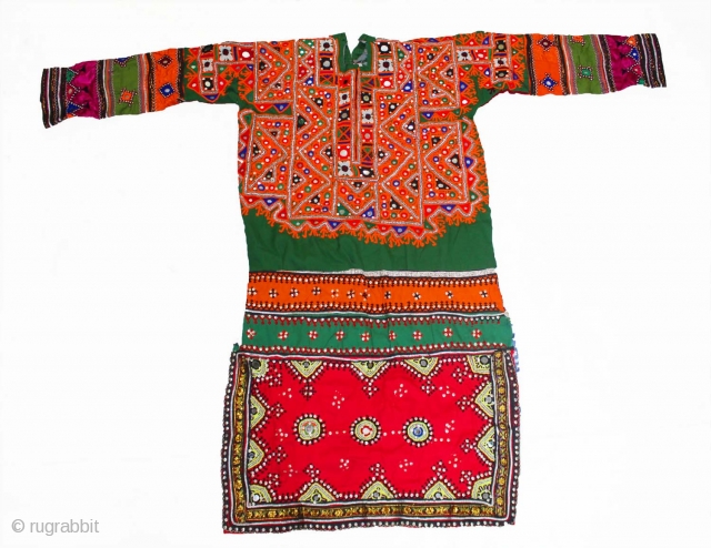 free shping worldwide..... thank you for visiting here....... banjara very old vintage hand hard embroidered multi color dress for women - Ethnicbanjaramart These are vintage items and not new. So, please do  ...