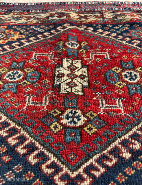 Late 19th Century Qhasqai Bagface. Size: 52 x 66 cm