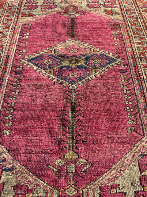 Mid 19th Century Ghordes Rug. Size: 103 x 135 cm                       