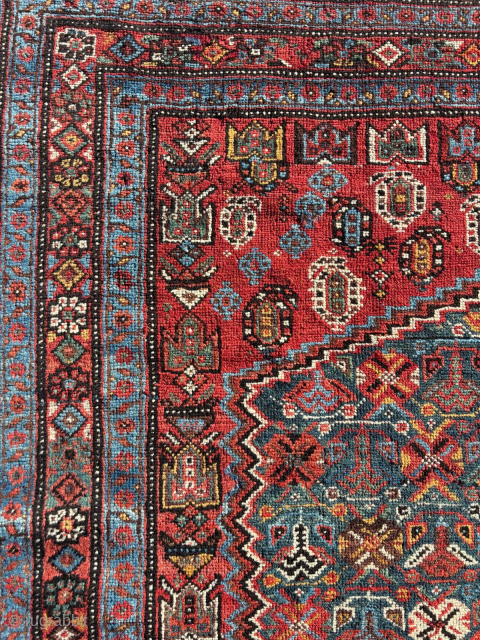 Late 19th Century Afshar Rug. Size: 144 x 174 cm