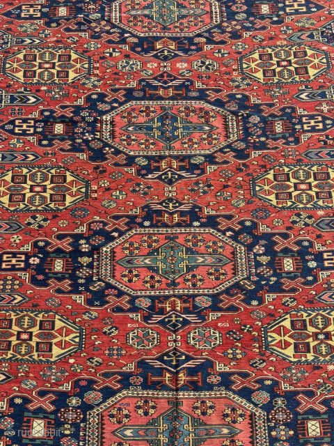 Late 19th Century Sumak Carpet.Size : 220 x 275 cm
