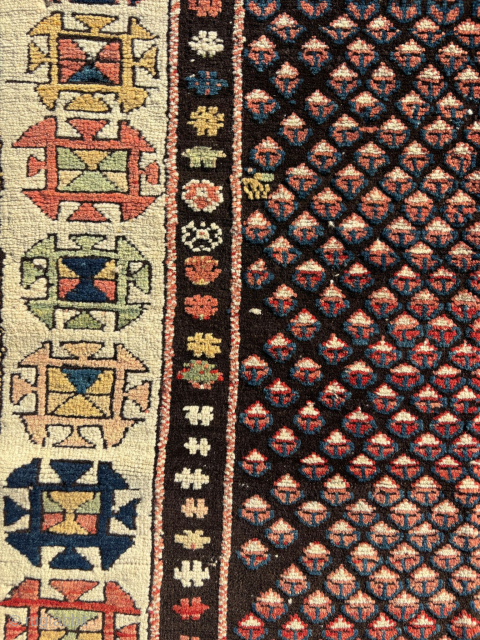 Late 19th Century Shirvan Rug. Size : 100 x 135 cm