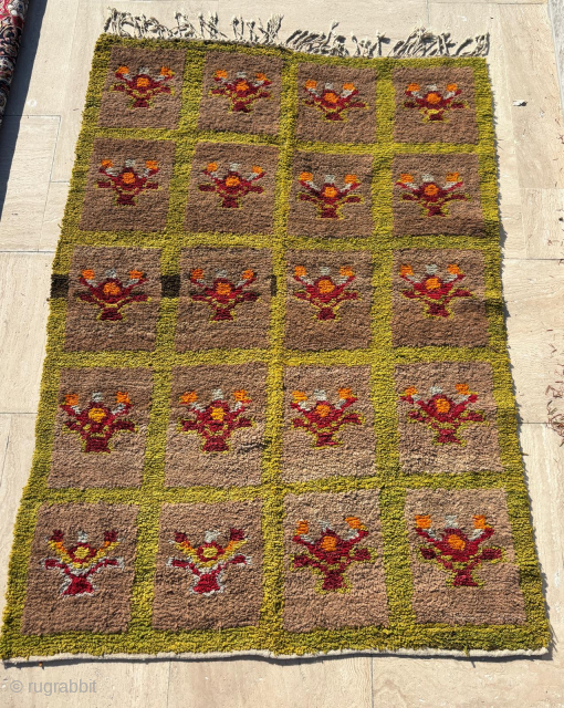 Early 20th Century Tülü Rug. Size: 110 x 155 cm                       