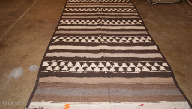Hazara Kilim From Central Afghanistan All Natural Dyes Size 175x412 from the 1930s.                    