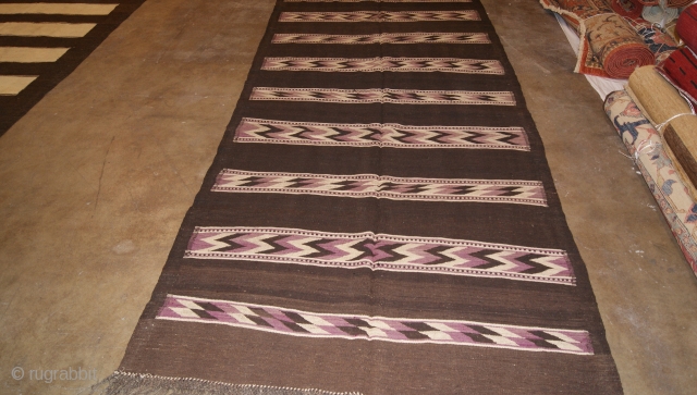 Hazara Kilim From Central Afghanistan size 162x370 from 1930s.                        