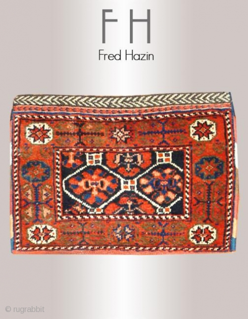 Stock #A117 | Afshar Bag | Circa: 1910 | Size: 1 x 1.7                    