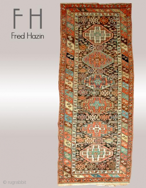 Stock #A143 | Kurdish | Circa: 1890 | Size: 3.11 x 12.1                     