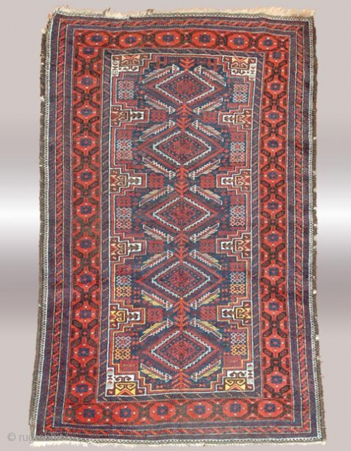 Stock #A156 | Baluch | Circa: 1910 | Size: 3.1 x 5.8                     