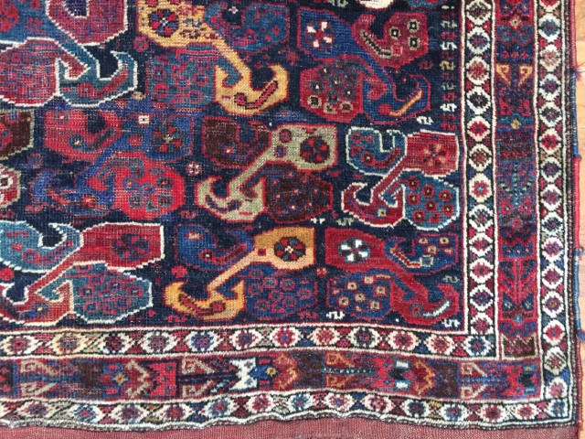 Antique SW Persian Khamshe size 4X6.                           